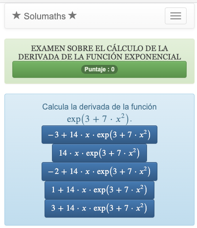 Quiz sobre o cálculo do discriminante de um polinômio - teste de matemática  online - Solumaths